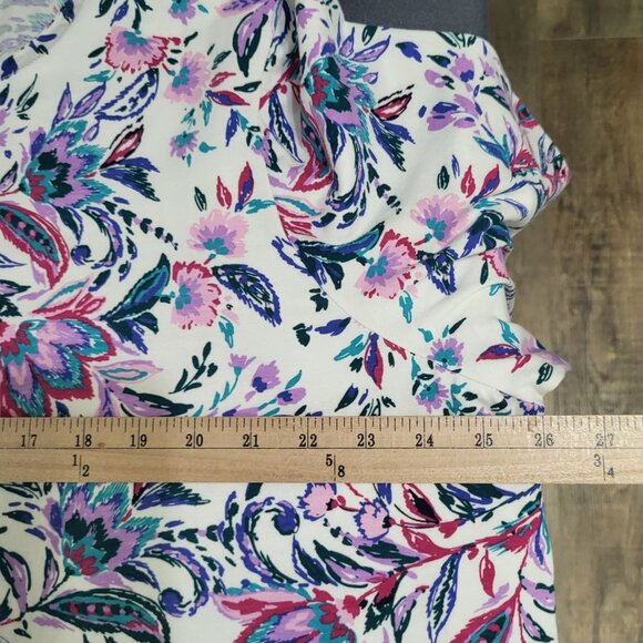 Appleseed's Women's 2XL Long Sleeve Shirt Floral Print Cottagecore Mature - Picture 4 of 6